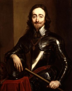 Charles I -- they say some of his attendants helped him cut his hair to aid in his execution